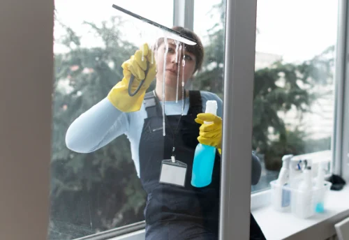 Nettoyage de vitres intérieures et extérieures à Saint-Baudel
